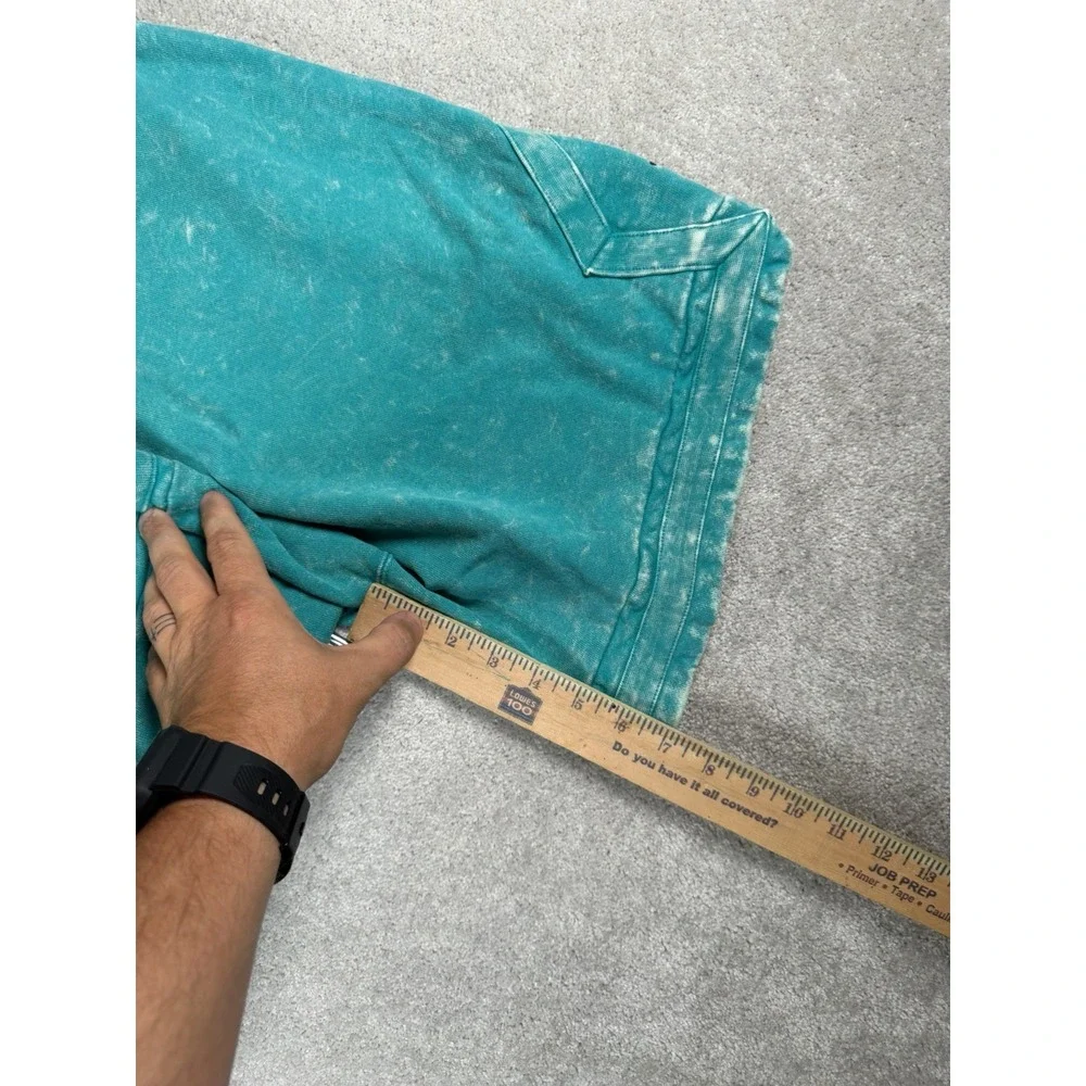 Jordan Essentials Washed Fleece Diamond Shorts Mens M Washed Teal DR3092-322 NWT